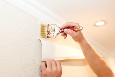 Pose de papier peint à Ercourt — revêtements muraux et toiles de verre